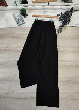 Жатые брюки zara p m