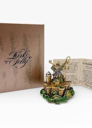 Шкатулка the dreamkeeper's castle, серия dreamkeeper boxes, kirks folly, 1997 год.