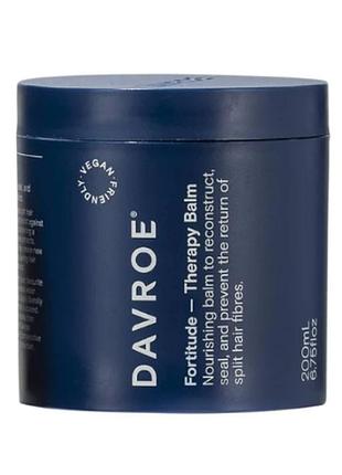 Живильний бальзам для відновлення davroe fortitude therapy balm, 200 ml