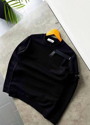 Чоловічий світшот stone island чорний