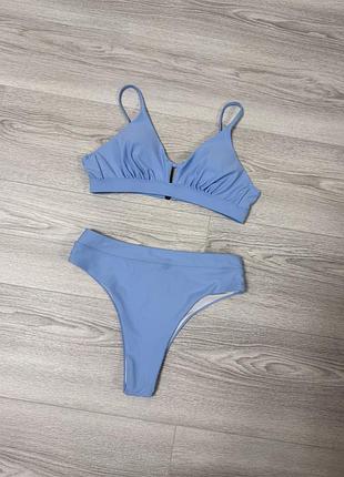 Новий ніжно-блакитний роздільний купальник🌊не підійшов розмір