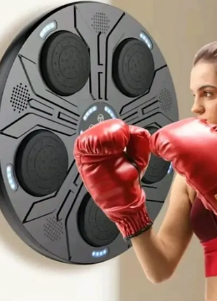 Уценка! настенный тренажер для бокса, музыкальная боксерская груша с варежками.