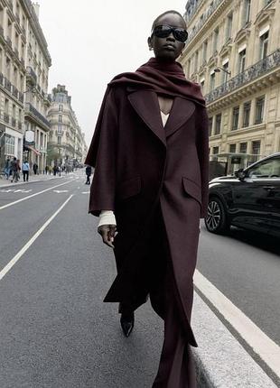 Must have! дуже стильне подовжене, шерстяне пальто від іспанського бренду zara.