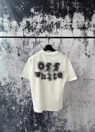 Чоловіча футболка off-white в білому кольорі