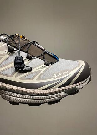 Salomon xt-6 gore-tex brown/beige 3