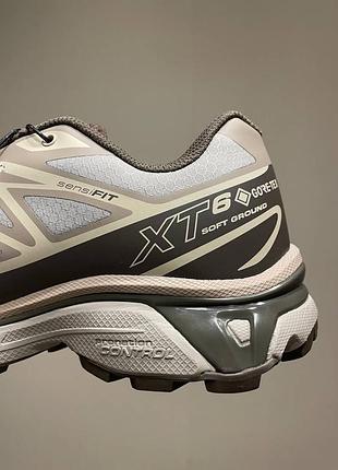 Salomon xt-6 gore-tex brown/beige 8