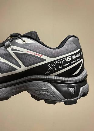 Salomon xt-6 gore-tex black/grey 7