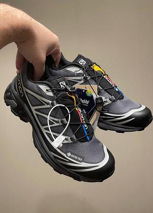 Salomon xt-6 gore-tex black/grey 2