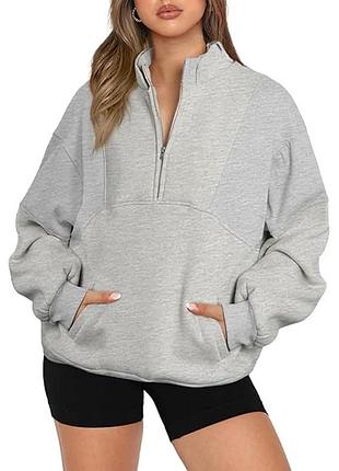 Теплий стильний світшот з насосом великий розмір р.3-4 хл