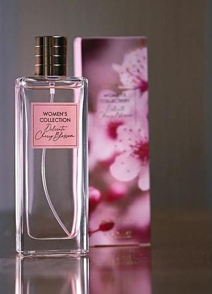 💕женская туалетная вода women's collection delicate cherry blossom💕