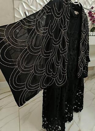 Накидка з бісером на сукні чи топ