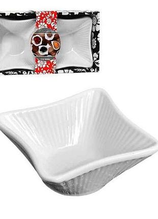 Соусник 9*9*4см фарфорная 2шт/наб r91915 тм stenson