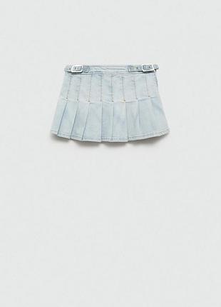 Джинсова міні-спідниця mango ❗️ знижка 4