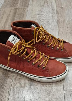 Кеди шкіряні vans 41-42 розмір 27 см устілка