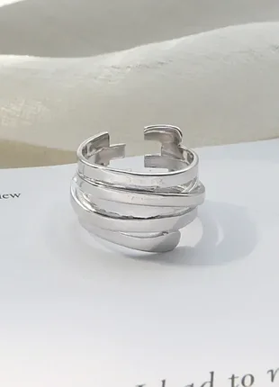 Дизайнерський перстень каблучка "multilayered"