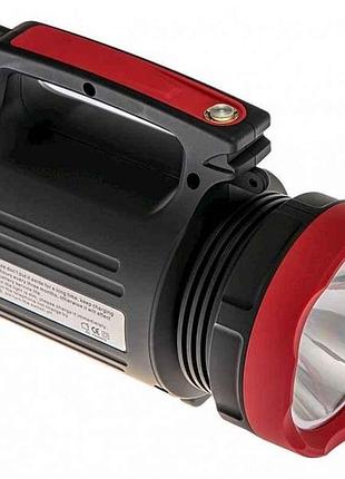Фонарь светодиодный аккумулятор lion 4400mah 5w ip44 3 режима работы (tr-11) тм luxel