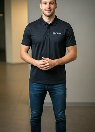 Мужская футболка-поло з тканини  biz cool,нова зеландія