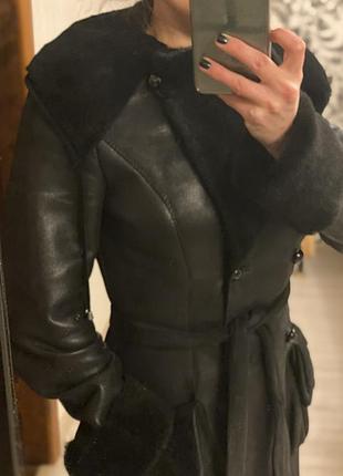 Дубленка пальто натуральная