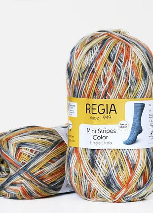 Шкарпеткова пряжа regia color 100 г, 00359