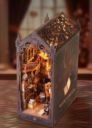 Бук нук магічна бібліотека book nook magic library tszh227 інтер'єрний конструктор