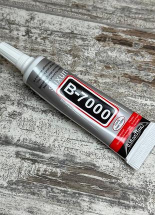 Клей промисловий b-7000 15 мл прозорий для електроніки, тачскрінів і ремонту гаджетів