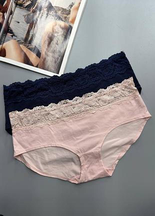 00585 комплект набор женских хлопковых трусиков хипстеров