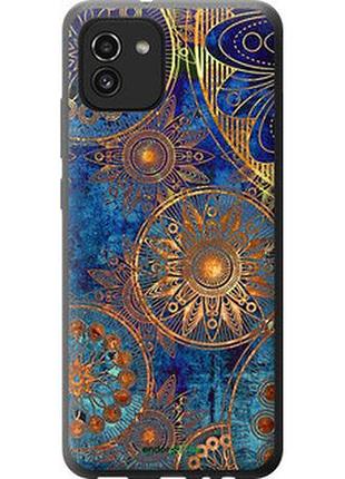 Чохол на samsung galaxy a03 a035f золотий візерунок "678u-2499-7673"
