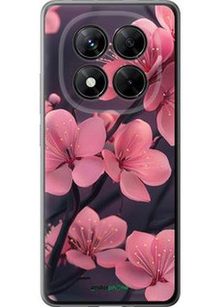 Чохол на xiaomi redmi note 14 pro 5g пурпурова сакура "6075u-3928-7673"