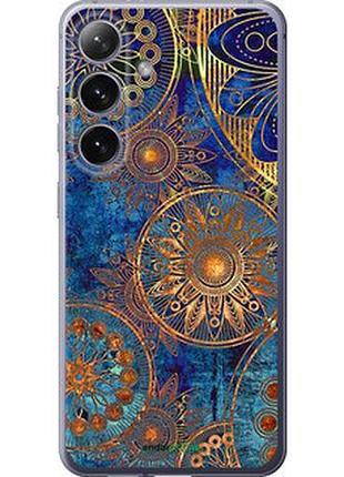 Чехол на samsung galaxy s24 plus золотой узор "678u-3388-7673"