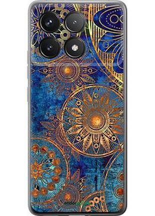 Чехол на xiaomi poco f6 pro золотой узор "678u-3755-7673"
