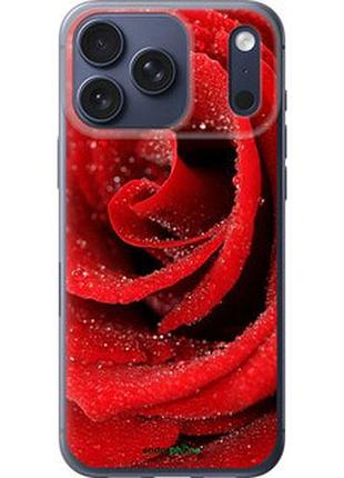 Чохол на iphone 17 pro червона троянда "529u-4030-7673"