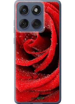 Чохол на motorola edge 60 fusion 5g червона троянда "529u-4021-7673"