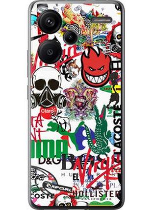 Чохол на xiaomi redmi note 13 pro plus 5g many different logos "4022u-3400-7673"