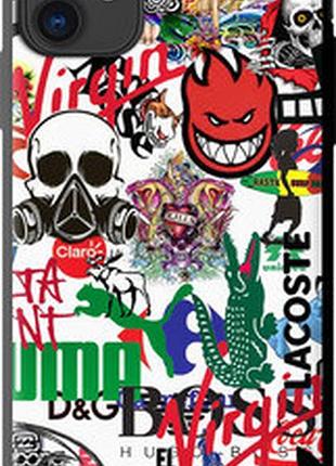 Чохол на iphone 11 many different logos "4022b-1722-7673"