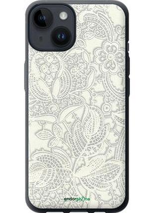 Чохол на iphone 14 біле мереживо "4383u-2648-7673"
