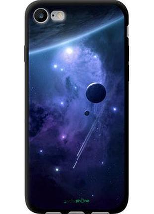 Чохол на iphone 8 планети в синьому космосі "171b-1031-7673"
