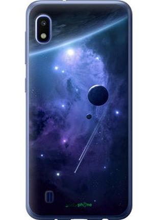 Чехол на samsung galaxy a10 2019 a105f планеты в синем космосе "171u-1671-7673"