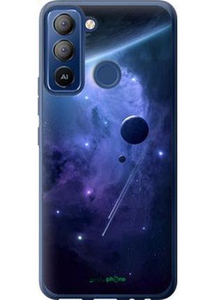 Чехол на tecno pop 5 lte bd4 планеты в синем космосе "171u-2639-7673"
