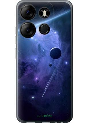 Чехол на tecno spark go 2023 bf7 планеты в синем космосе "171u-2952-7673"