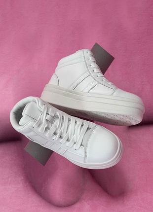 Кросівки жіночі демісезонні весна-літо-осінь, колір білий, шкіра розмір 36-41 нові 248rwa180