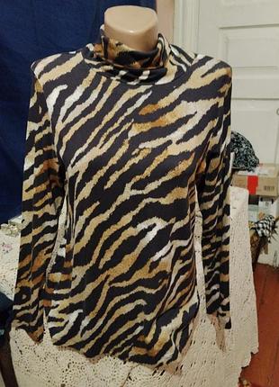 Тигровый гольф 95%вискоза