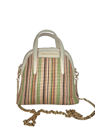 Trussardi jeans.  плетена сумка на ланцюжку