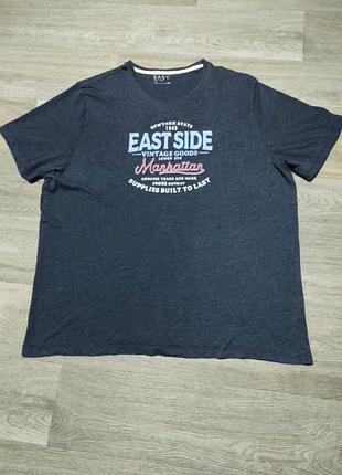 Чоловіча легка вінтажна футболка easy з принтом, розмір xxl