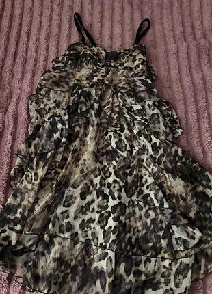 Леопардовий сарафан від h&m