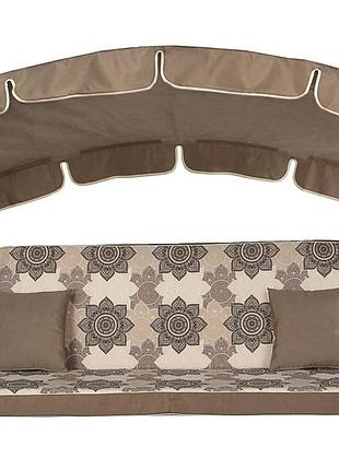 Комплект до гойдалки ost-fran malta 170x110x10 см, тканина менді маррон/2739