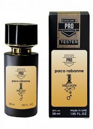 Paco rabanne 1 million teстер pro чоловічий 58 мл
