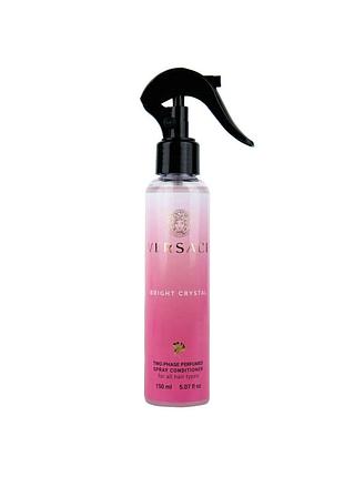 Двофазний парфумований спрей-кондиціонер для волосся versace bright crystal brand collection 150 мл
