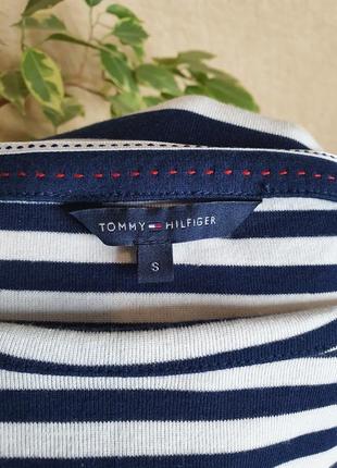 Стильное платье в полоску, рукав 3/4 от tommy hilfiger , оригинал6 фото