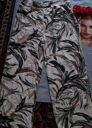 Штани жіночі штани розмір 50-52/18 нові палаццо натуральна віскоза широкі резинки