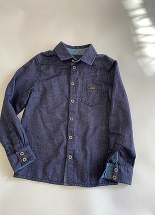 Сорочка рубашка фланель бембі 110р. 4-5 років